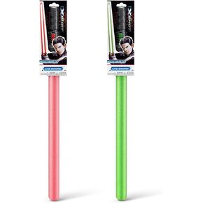 X-Shot Light Sword 2 Pack من ZURU - سيف لعب مضيء من الفوم LED للأطفال والكبار in Kuwait