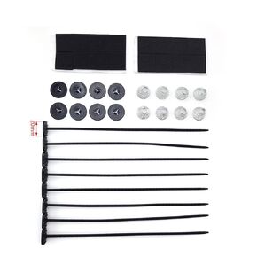 Fan Mounting Kit, 2-Pack Electric Radiator Fan Mounting Kit Compatible for Electric Cooling Fan and Transmission Cooler
