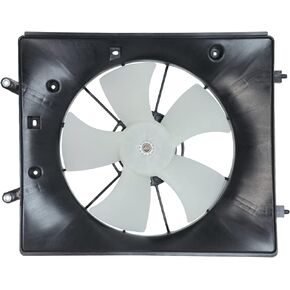 TYC 600620 Cooling Fan Assembly Compatible with 2003-2008 Honda Pilot, Black and White