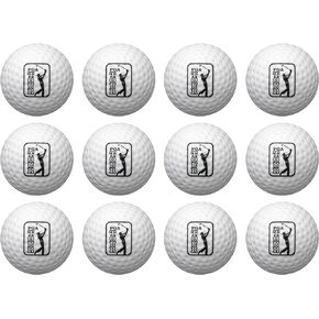 PGA TOUR Foam Practice Golf Ball Set, Simulates Actual Ball Flight, Indoor and Outdoor Training Balls, Golf Training Balls