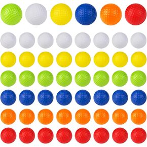 REHALY 108 Pcs Foam Golf Practice Balls Bulk, Realistic Feel Flight Training Balls, Soft Foam Golf Balls for Backyards Swing Practice Driving Range Indoor Outdoor Training