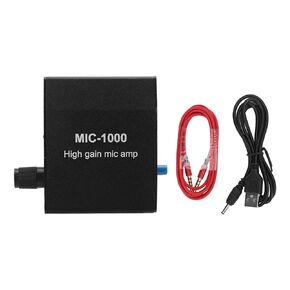 Mic Amplifier, DC 5V Microphone Amplifier High Gain Mic Audio Amp 1000 Times Amplification Accessory Kit, Electronic Component converters