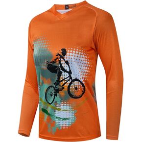 JPOJPO Women's Cycling Jersey MTB Downhill T-Shirt Long Sleeve Motorcycle Motocross Off-Road Clothing Quick-Dry S-XXL