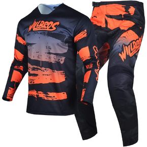 Willbros Motocross Jersey Pant Combo Men Women Dirt Bike Gear Set Suit Racewear Enduro MX Cycling Offroad Adult Riding