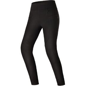 SHIMA Cruz 2.0 Motorcycle Leggins for Women - Breathable, Elastic, Slim Fit Biker Leggins Womens with DuraQL Layer, Slim Fit, Knee Armor Pads (Black, XL)