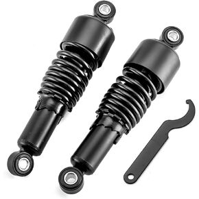 Preload adjustable 10.5 in Rear Shocks Lowering Kit Compatible with 1980-2023 Harley Touring Street Glide Electra Glide Road King etc