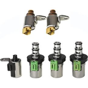 WFLNHB 6PCS Transmission Solenoid Valve Kits Replacement for Ford with the 4F27E 4 Speed Automatic Transmission Replacement for FNR5 5 Speed Main Valve Bodies 4F27E 48420K-R FN4A-EL