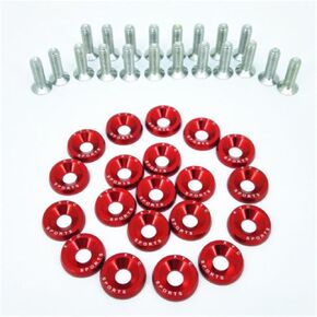20 PCS XYC Sports Billet Aluminum Fender Washer Engine Bay Dress Up Kit CNC Billet Aluminum Fender Washer Engine Bay Dress Up Kit (Gold)