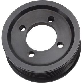Edelbrock 15822 E-Force Supercharger Pulley 3.0 in. 6 Rib Design For Use w/Stage 3 Professional Tuner System Black Anodized Finish E-Force Supercharger Pulley