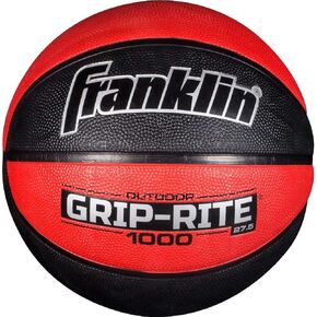 Franklin Sports Grip-Rite 1000 Youth Basketball — Durable Basketball — Junior Size Basketball for School, Camp, Home Basketball Practice — Indoor and Outdoor Basketball — Multiple Colors and Sizes