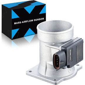 YZHIDIANF Mass Airflow Sensor F37F12B579D Fits for:-Ford 1993-1995 Aerostar V6 3.0L/ 1992-1995 Ranger V6 3.0L for:-Mazda 1994-1994 B3000 V6 3.0L OE#F27F12B579BB, F37Z-12B579-DA, MA133, 74-9513
