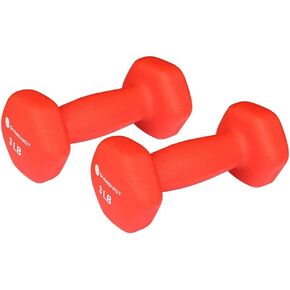 GYMENIST Pair of Dumbbells Set of 2 Soft Non Slip Grip Dumbbells Pair Covered with Neoprene