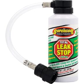 TSI Supercool 39241B Total Leak Stop and U/V Dye, 1 oz (HFC Free BOV Can with R134a Adapter, Retail Box)