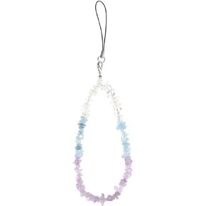 Crystal Phone Lanyard Wrist Strap, Beads Phone Charm Anti Lost Phone Chain Cell Phone Strap Beaded Phone Lanyard Hand Wrist Strap Cell Phone Bracelet Strap Charm for Womens Girls