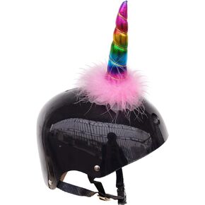 3T-SISTER Helmet Horns Women Girls Cute Horns Mohawk for Motorcycle Bicycle Ski Helmets (Helmet not Included)