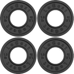 مجموعة لوحات أولمبية كسرية من Logest مكونة من 4-1 رطل، لوحات وزن كسرية مصممة للأثقال الأولمبية لتدريب القوة والألواح الصغيرة، لوحات الوزن الأوليمبية in Kuwait