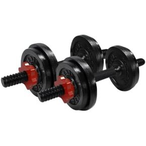 Yes4All 1.15 Inch Cast Iron Weight Plate - Ideal for Dumbbell Handle, Strength Training & Weightlifting (Set)