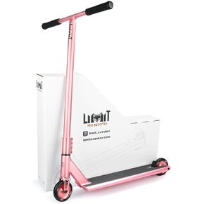 Limit LMT71AZ Pro Street Scooters with Boxed Ends Best Freestyle BMX Stunt Scooter Perfect for Tall Adults and Teens Intermediate or Advanced Trick Scooter Riders.