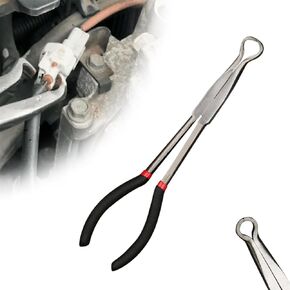 11 Inch Electrical Disconnect Pliers, Automotive Electrical Disconnect Pliers Set, Radiator Hose Clamp, Automotive, Long Spark Plug Removal Pliers for Electrical Connectors and Cooling Hose Clamps
