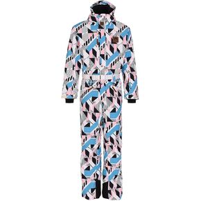 OOSC Call On Me Ski Suit Mens | Stylish Retro | Waterproof, Breathable & Insulated Synthetic | Recycled Polyester