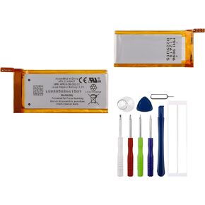 Replacement Battery 616-0407 Compatible with iPod Nano 4th gen 4 MB598LL/A A1285 MB754LL/A MB903LL/A with Tools