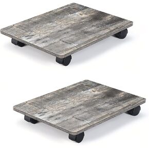 حامل برج الكمبيوتر، مجموعة من قطعتين، حامل كمبيوتر تحت المكتب، حامل وحدة المعالجة المركزية مع عجلات قابلة للقفل، للمكتب والمنزل (رمادي) in Kuwait