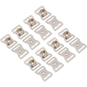 10 Pcs Hockey Helmet Repair Kit, Baseball Helmet Face Guard Attachment, Sports Helmets Buckle, Helmet Quick Release Buckle Kit, Football Helmet Repair Kit for Baseball Football Hockey Sports