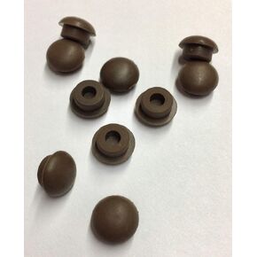 ممتص الصدمات لخزانة البيانو بأزرار مطاطية بنية مقاس 7/16 بوصة، مجموعة من 10 قطع... in Kuwait