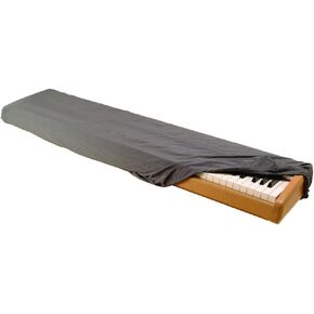 On-Stage Keyboard Dust Cover for 61 or 76 Key Keyboards, Black