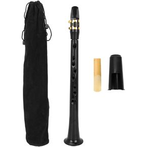 Pocket Saxophone Kit Mini Pocket Sax,Pocket Saxophone Portable Saxophone Bb Tune with Reed Storage Bag for Musicians and Beginners Practice Instrument
