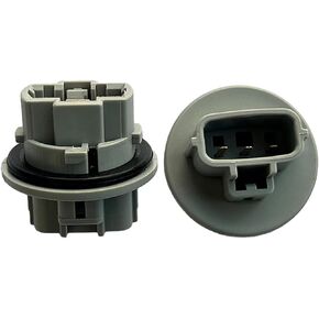 2PCS Front Turn Signal Light Bulb Plug Socket, Car Tail Light Bulb Brake Light Socket, Front Parking Lamp Turn Signal Socket Plug, Replacement 90075-60060 Compatible with Most Cars