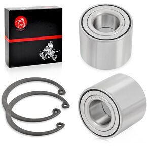 2pcs Rear Brake Hub Wheel Bearings + CIRCLIP for Kawasaki Brute Force 650 750 4x4 4x4i Mule 3000 3010 3020 4000 4010 KAF620 KAF950 TERYX 750 2005-2023 52x42x25 Heavy Duty Bearings