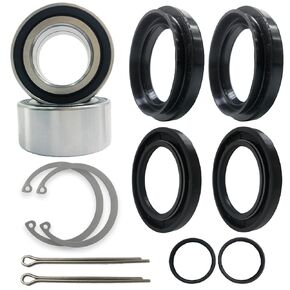 Front Wheel Bearing & Seal kit Fit for Honda ATV Foreman 400 450 500 Rubicon 500 Rincon 650 680 Wheel Hub Bearing Replace 91051-HA7-651 91209-HN2-003 91256-HM7-003