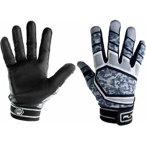 Pure Athlete Youth Baseball & Softball Grip Batting Gloves- Adjustable Wrist, Leather Palm, Durable, Second Skin Fit, Little League Kids T Ball Glove