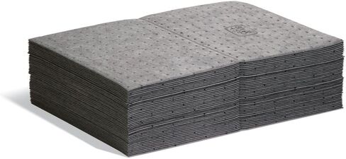 New Pig Premium Absorbent Mat Pads | 20 Oil Absorbent Pads | The Original Pig Mat | 15" x 20" Oil Pads | Each Pad Absorbs 28 oz | Total Absorbency is 4.4 Gallons | 20-Count | Heavyweight | PM50275 in Saudi Arabia