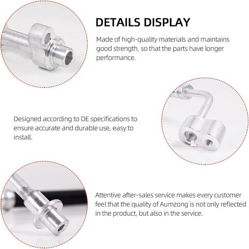SU33468 Rear/Aux AC Line Set Compatible with 2007-2014 Chevy Suburban GMC Yukon XL Cadillac Escalade ESV in Saudi Arabia