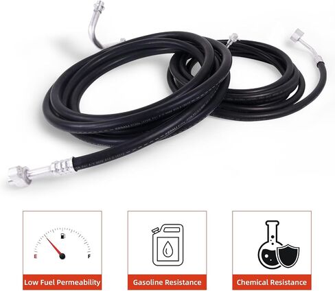 SU33468 Rear/Aux AC Line Set Compatible with 2007-2014 Chevy Suburban GMC Yukon XL Cadillac Escalade ESV in Saudi Arabia