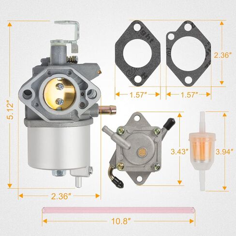 Wztepeng استبدال 101905901 FE350 المكربن ​​مع مضخة الوقود متوافق مع 1996-UP Club Car Golf Cart Precedent Turf Carryall Carb استبدال 1019059-01 1016441-01 1035245-01 1016438 1016439 1016440 in Kuwait