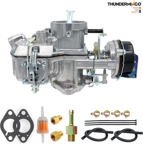 THUNDERMINGO New 1 Barrel Autolite 1100 Carburetor For 1964-1968 Ford Mustang Falcon 170 200 CID Engines Comet Fairlane Mercury 6 CYL hot air choke works with manual or automatic transmission in Saudi Arabia