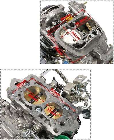 مكربن ​​Partol 22R لمكربن ​​تويوتا بيك اب 1981-1987 TOY-505 TOY-507 2.4L Carburator Carb، خنق تلقائي (35290/2.4L 2366cc/C4036) in Kuwait