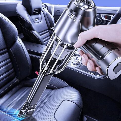 TEDATATA مكنسة كهربائية محمولة باليد، منظف لاسلكي منزلي متعدد الوظائف، 9500PA، منظف عالي الطاقة للأريكة/السيارة/شعر الحيوانات الأليفة in Kuwait