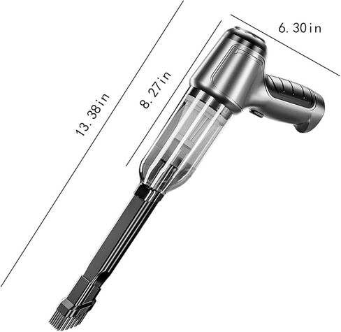 TEDATATA مكنسة كهربائية محمولة باليد، منظف لاسلكي منزلي متعدد الوظائف، 9500PA، منظف عالي الطاقة للأريكة/السيارة/شعر الحيوانات الأليفة in Kuwait