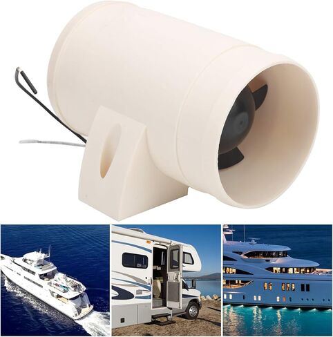 4" in-Line Marine Bilge Air Blower 12V 270, Bilge Blower, Turbo in Line Bilge Blower, 5 Blades Fan 3in RV Ventilation Fan Low Current Draw for Boat Marine in Kuwait
