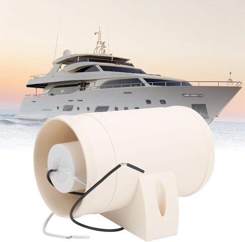 4" in-Line Marine Bilge Air Blower 12V 270, Bilge Blower, Turbo in Line Bilge Blower, 5 Blades Fan 3in RV Ventilation Fan Low Current Draw for Boat Marine in Kuwait