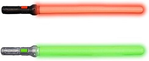 X-Shot Light Sword 2 Pack من ZURU - سيف لعب مضيء من الفوم LED للأطفال والكبار in Kuwait