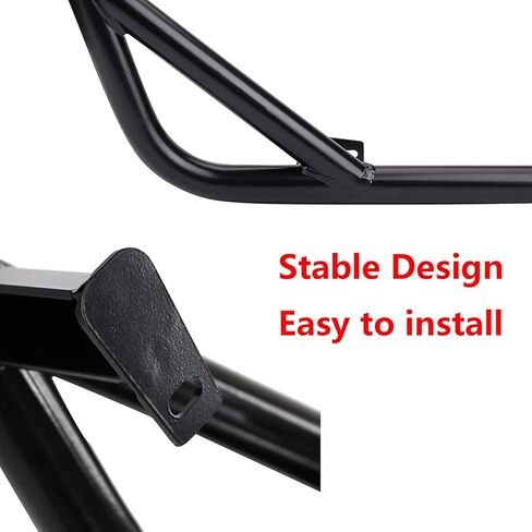 Gihdfer Nerf Bars Rock Sliders Black Side Steps Tree Kickers Nerf Bars متوافق مع 2014-2022 Polaris RZR XP 1000 Turbo S S 1000 S 900 Trail 2 زوج من المقاعد in Kuwait