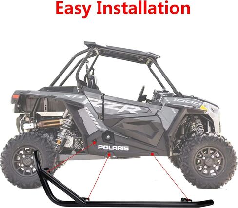 Gihdfer Nerf Bars Rock Sliders Black Side Steps Tree Kickers Nerf Bars متوافق مع 2014-2022 Polaris RZR XP 1000 Turbo S S 1000 S 900 Trail 2 زوج من المقاعد in Kuwait