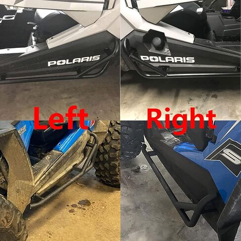 Gihdfer Nerf Bars Rock Sliders Black Side Steps Tree Kickers Nerf Bars متوافق مع 2014-2022 Polaris RZR XP 1000 Turbo S S 1000 S 900 Trail 2 زوج من المقاعد in Kuwait