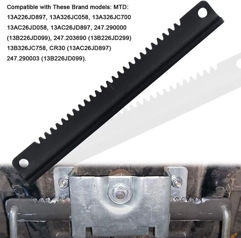 لوحة رف التوجيه 783-06988A - متوافقة مع جرار العشب MTD - تتضمن لوحة رف التوجيه مع ترس ترس التوجيه والبطانة 717-1554 941-0656A، لـ 783-06988 in Kuwait