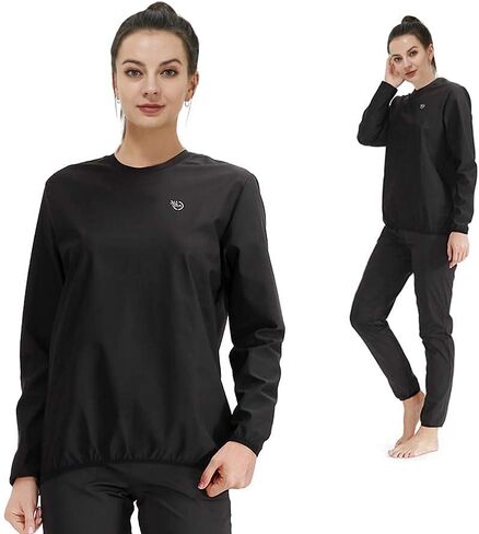 Sauna Suit for Women Weight Loss Sweat Suit Slim Fitness Clothes in Saudi Arabia